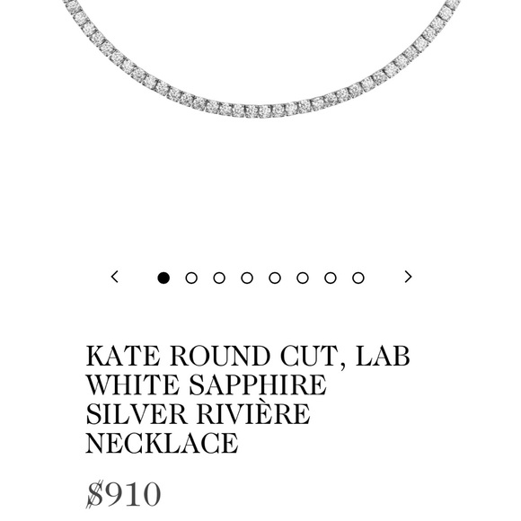 Dorsey ‘ Kate’ necklace . 16”. Lab grown diamonds - Picture 2 of 4